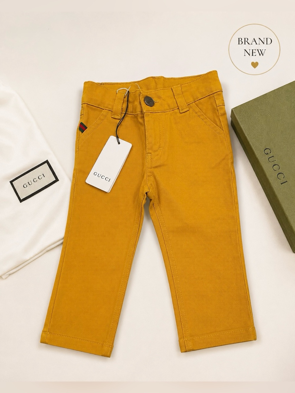 🆕 💛 Kids Mustard Cotton Pants 🆕